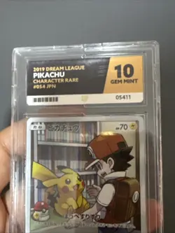 Pokemon Card Pikachu 054/049 Dream League Rare Japanese Character CHR Ace 10 - Image 2