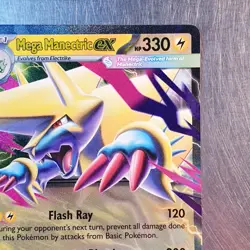 2025 Mega Evolution Mega Manectric Ex Card HOLO Double Rare 050/132 Pokemon TCG - Image 3