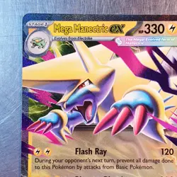 2025 Mega Evolution Mega Manectric Ex Card HOLO Double Rare 050/132 Pokemon TCG - Image 4