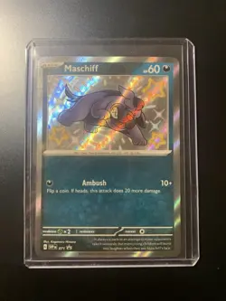 Maschiff SVP071 Paldean Fates Baby Shiny Black Star Promo Pokemon Card Mint - Image 1