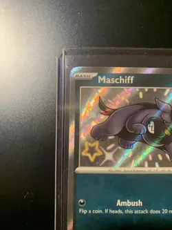 Maschiff SVP071 Paldean Fates Baby Shiny Black Star Promo Pokemon Card Mint - Image 2