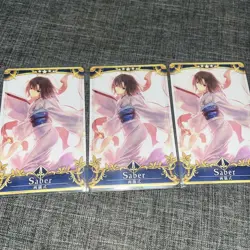FGO Trading Card Ryougi Shiki Final Ascension Normal 1st Edition - Image 1