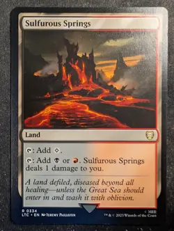 Sulfurous Springs - LOTR: Tales of Middle Earth (MTG) - Image 1
