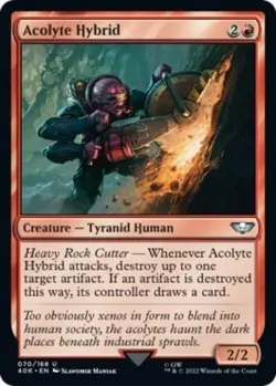 Acolyte Hybrid - Near Mint MTG Universes Beyond: Warhammer 40K - Image 1