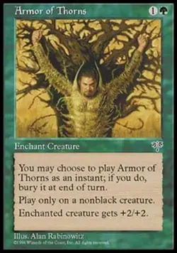 Armor of Thorns - Light Play MTG Mirage - Image 1