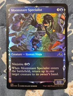 Moonsnare Specialist FOIL Showcase - Kamigawa: Neon Dynasty #335 MTG Magic - Image 1