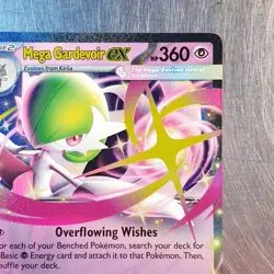2025 Mega Evolution Mega Gardevoir Ex Card HOLO Double Rare 060/132 Pokemon TCG - Image 4