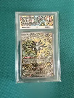 Pokemon Magneton SVP 159 Pokemon Center Stamped Black Star Promo ACE 9 - Image 1