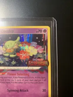 Comfey SWSH242 Stamped Pre Release Promo Holo Lost Origin Pokemon TCG Near Mint - Image 4