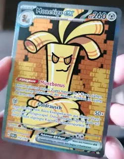 Pokemon Monetigo ex 252/182 Paradoxrift Near Mint deutsch - Image 1