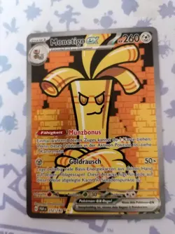 Pokemon Monetigo ex 252/182 Paradoxrift Near Mint deutsch - Image 2