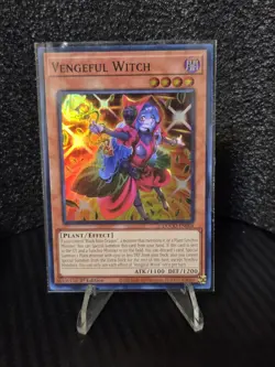YuGiOh! - Vengeful Witch DOOD-EN004 Super Rare 1st Edition Near Mint - Image 1