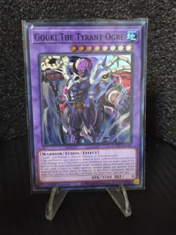 YuGiOh! - Gouki The Tyrant Ogre DOOD-EN036 Super Rare 1st Edition Near Mint - Image 1