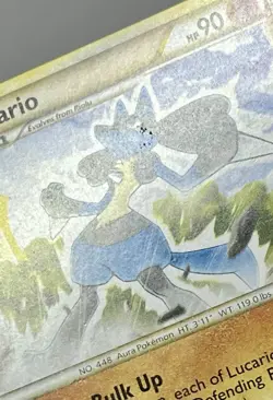 Lucario 19/95 (MP) Rare HeartGold & SoulSilver: Unleashed 2010 Pokemon Card - Image 4