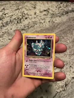 Pokemon Card TCG Misdreavus Holo Rare 11/64 Neo Revelation - Image 1