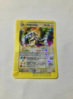 Pokemon Skyridge Box Topper Kabutops Crystal Jumbo Card MINT 12/12 - Image 1