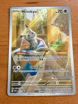 Mimikyu - 075 (Pokemon Center Exclusive) 075 Sv: Scarlet & Violet Promo Cards - Image 1