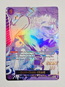 Gum-Gum Giant OP09-078 Luffy ONE PIECE Card The Best vol.2 English PRB-02 - Image 1