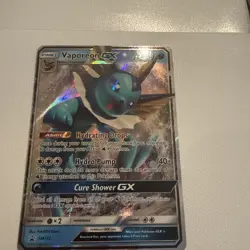 Vaporeon GX SM172 Holo Ultra Rare Black Star Promo Pokemon TCG Card NM - Image 1