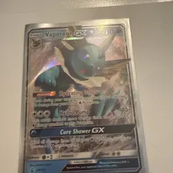 Vaporeon GX SM172 Holo Ultra Rare Black Star Promo Pokemon TCG Card NM - Image 4
