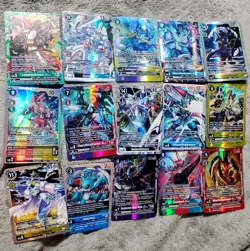 15 SR Digimon Card Lot CYBER EDEN LIBERATOR STARTER DECK 8 SPECIAL BOOSTER 2.5 - Image 1