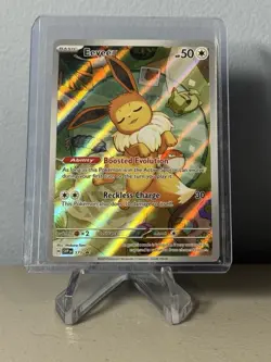 Pokemon TCG Eevee 173 Holo Promo Card Prismatic Evolutions Near/Mint Condition - Image 1