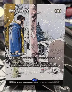 Rest in Peace (Borderless) Marvel Spider-Man Magic The Gathering - Image 1
