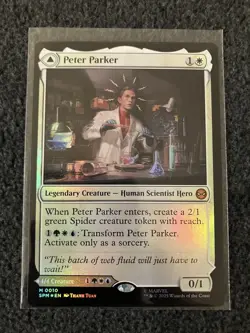 Magic MTG - Peter Parker / Amazing Spider-man Foil - Marvel's Spider-Man - Image 1