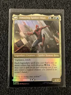 Magic MTG - Peter Parker / Amazing Spider-man Foil - Marvel's Spider-Man - Image 2