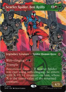 Scarlet Spider, Ben Reilly (Borderless) R Marvel's Spider-Man 214 LP - Image 1