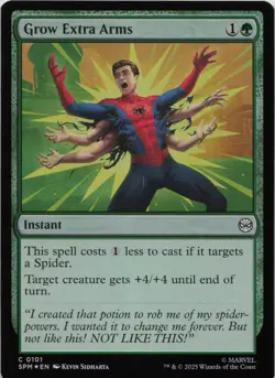 Grow Extra Arms - FOIL - C Marvel's Spider-Man 101 - MTG - Image 1