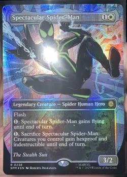 Spectacular Spider-Man (0238) (Borderless) (Textured Foil) Marvel's Spider-Man - Image 1
