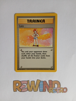 Pokemon TCG Lass Base Set 75/102 Regular - Image 1