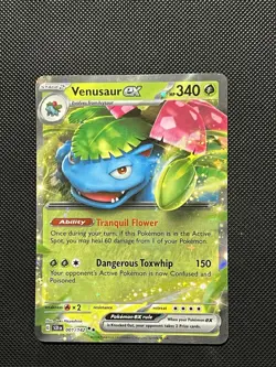Pokemon Stellar Crown - Venusaur Ex - 001/142 - Full Art - M/NM - Image 2