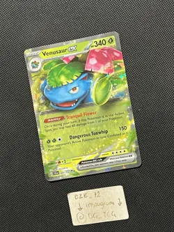 Pokemon Stellar Crown - Venusaur Ex - 001/142 - Full Art - M/NM - Image 3