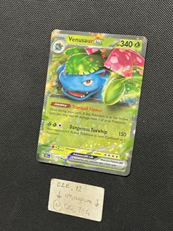 Pokemon Stellar Crown - Venusaur Ex - 001/142 - Full Art - M/NM - Image 4