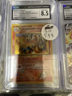 1999 Pokemon Japanese Gym Heroes 2 Blaine's Charizard Holo PSA 8.5No.006 #6 Rare - Image 1