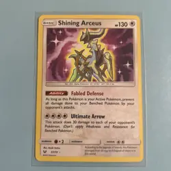 Pokemon TCG Shining Arceus 57/73 Shining Legends Holo Rare Mint Pack Fresh - Image 1