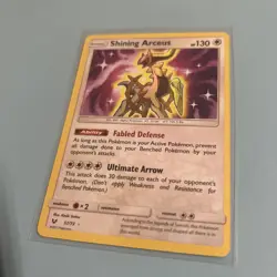 Pokemon TCG Shining Arceus 57/73 Shining Legends Holo Rare Mint Pack Fresh - Image 3