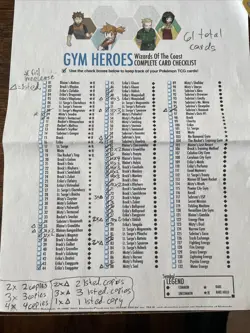 Pokemon Mixed Lot Gym HEROES/CHALLENGE - Image 5