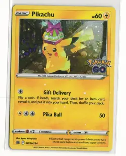 NM-Mint Pikachu - SWSH234 - SWSH Black Star Promos Pokemon SWSH Black Star Promo - Image 1