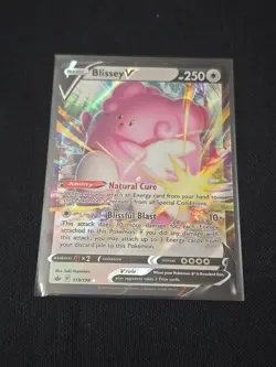Blissey V 119/198 Swsh06: Sword & Shield - Chilling Reign Holo Pokemon TCG NM - Image 1