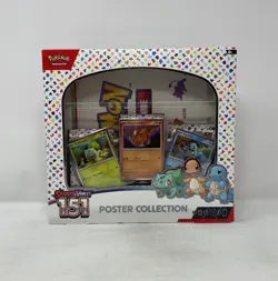 Pokemon TCG Scarlet & Violet 151 Factory Sealed Poster Collection Box!!! 820650853166 - Image 1