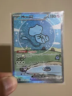 Pokemon TCG Mew EX 232/091 Special Illustration Rare Paldean Fates (Bubble Mew) - Image 1