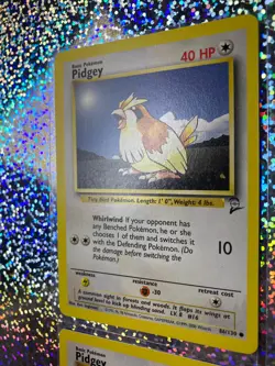 2000 Pokemon TCG Base Set 2 Regular Non-Holo 86/130 Pidgey (x4) - Image 4