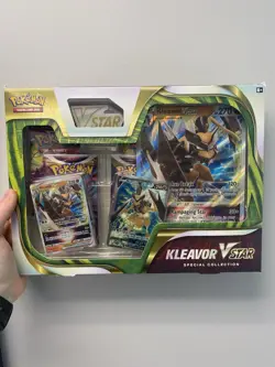 Pokemon TCG Kleavor VSTAR Special Collection 4 Booster Packs New - Image 1