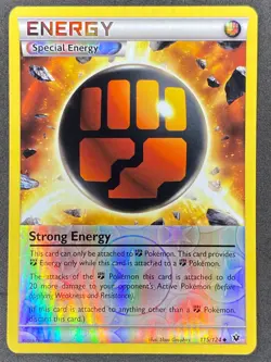 Pokemon Strong Energy Reverse Holo 115/124 FCO Fates Collide LP/NM - Image 1