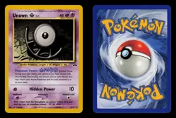 Unown [U] 51/75 - NM - Neo Discovery, WOTC Pokemon - Image 3