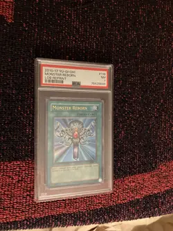 2010-17 Yu-Gi-Oh Monster Reborn Lob Reprint PSA 7 Near Mint - Image 2