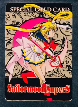 Excellent condition 641 Special Gold Card Sailor Moon Magical Card System Amada - Image 1